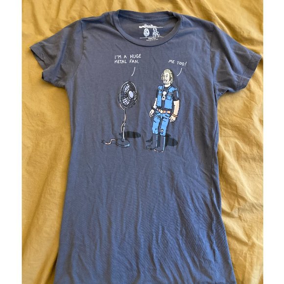 Threadless Metal Fan Shirt sz Small - Picture 1 of 2
